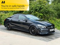 USED 2018 68 MERCEDES-BENZ CLA 1.6 CLA200 AMG Line Night Edition (Plus) Coupe 4dr Petrol 7G-DCT Euro 6 (s/s) (156 ps) 6 MONTHS WARRANTY INCLUDED  - WELL MAINTAINED -