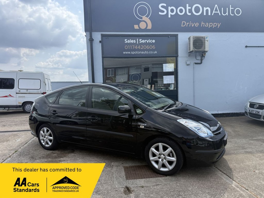 USED 2008 08 TOYOTA PRIUS 1.5 T Spirit Hatchback 5dr Petrol Hybrid CVT (104 g/km, 76 bhp) AUTO+SATNAV+16STAMPS+REAR CAMR