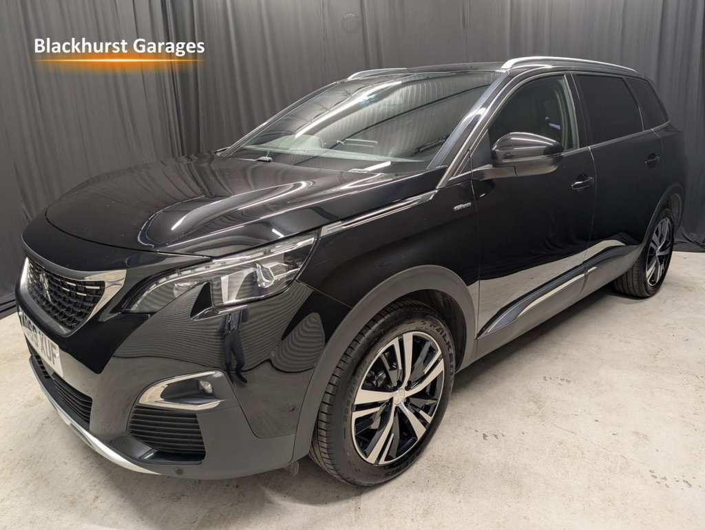 Black 2020 Peugeot 5008 Estate Front-wheel drive Automatic