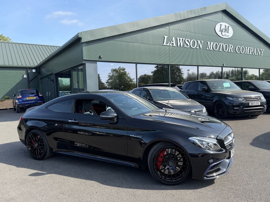 USED 2017 17 MERCEDES-BENZ C CLASS 4.0 C63 V8 BiTurbo AMG S (Premium) Coupe 2dr Petrol SpdS MCT Euro 6 (s/s) (510 ps) 