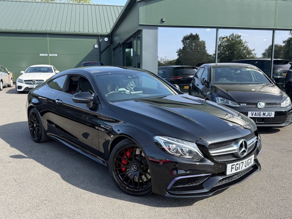 USED 2017 17 MERCEDES-BENZ C CLASS 4.0 C63 V8 BiTurbo AMG S (Premium) Coupe 2dr Petrol SpdS MCT Euro 6 (s/s) (510 ps) 