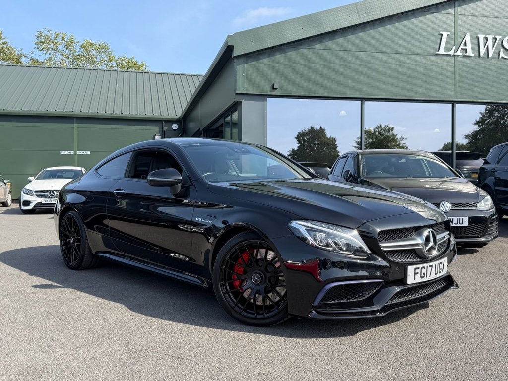 USED 2017 17 MERCEDES-BENZ C CLASS 4.0 C63 V8 BiTurbo AMG S (Premium) Coupe 2dr Petrol SpdS MCT Euro 6 (s/s) (510 ps) 