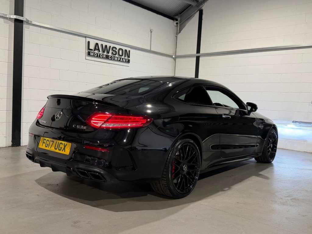 USED 2017 17 MERCEDES-BENZ C CLASS 4.0 C63 V8 BiTurbo AMG S (Premium) Coupe 2dr Petrol SpdS MCT Euro 6 (s/s) (510 ps) 
