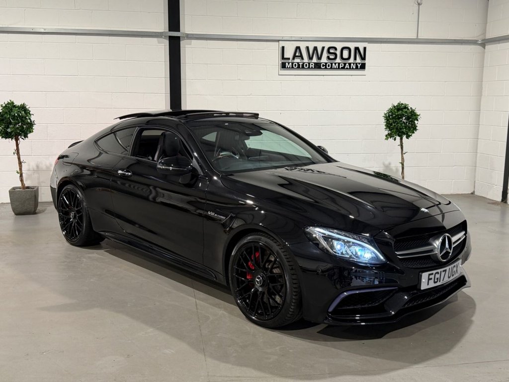 USED 2017 17 MERCEDES-BENZ C CLASS 4.0 C63 V8 BiTurbo AMG S (Premium) Coupe 2dr Petrol SpdS MCT Euro 6 (s/s) (510 ps) 