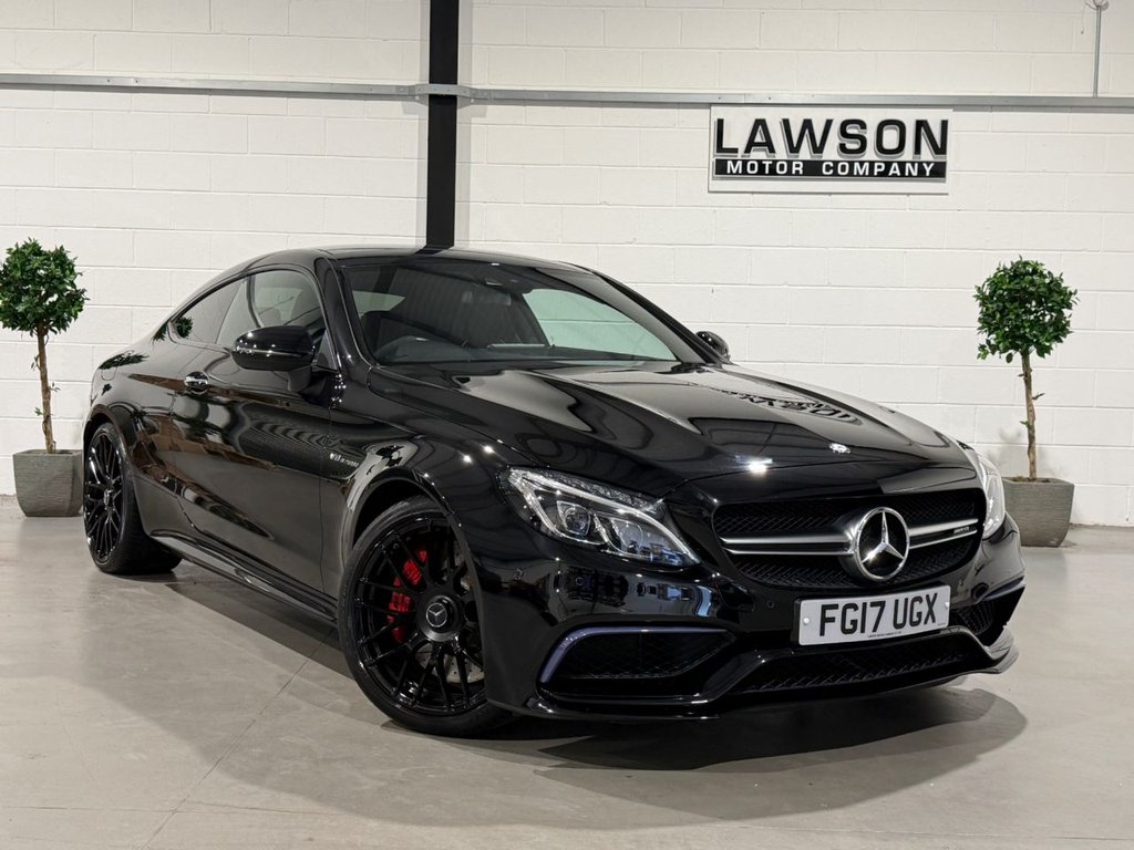 USED 2017 17 MERCEDES-BENZ C CLASS 4.0 C63 V8 BiTurbo AMG S (Premium) Coupe 2dr Petrol SpdS MCT Euro 6 (s/s) (510 ps) 