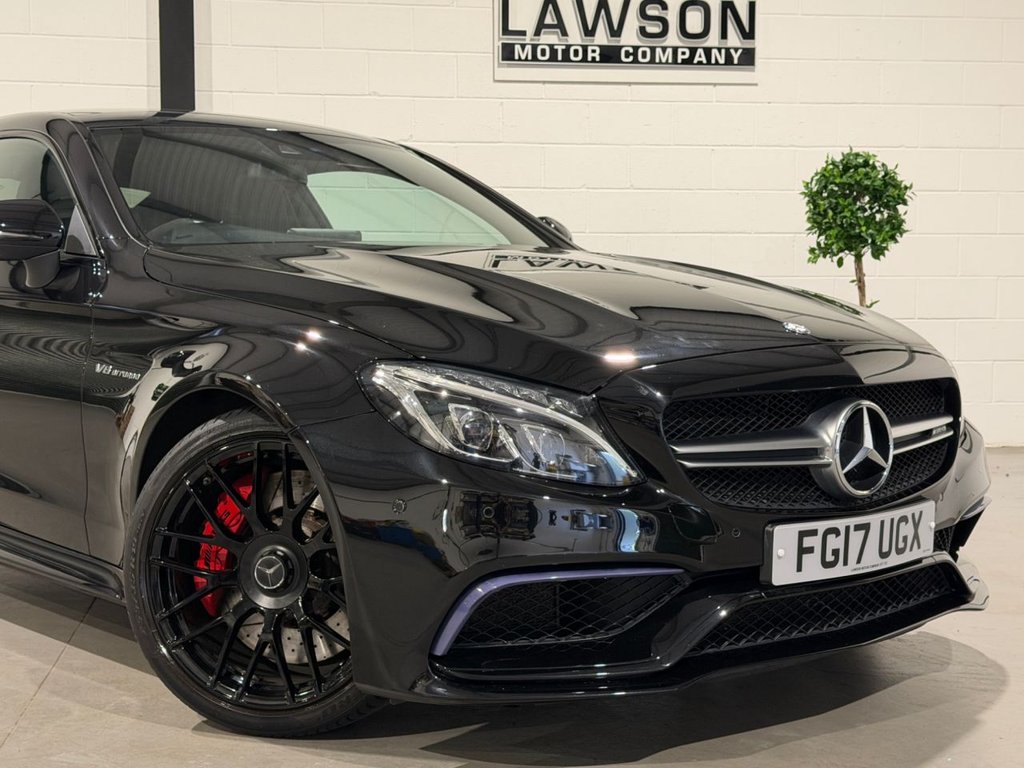 USED 2017 17 MERCEDES-BENZ C CLASS 4.0 C63 V8 BiTurbo AMG S (Premium) Coupe 2dr Petrol SpdS MCT Euro 6 (s/s) (510 ps) 