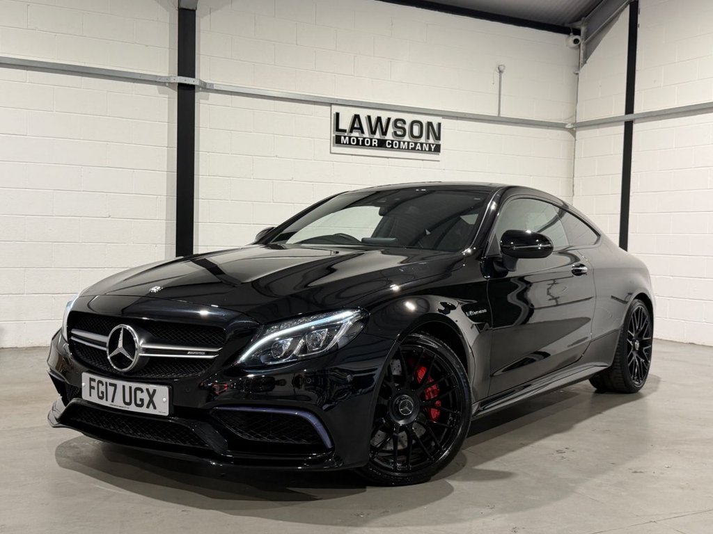 USED 2017 17 MERCEDES-BENZ C CLASS 4.0 C63 V8 BiTurbo AMG S (Premium) Coupe 2dr Petrol SpdS MCT Euro 6 (s/s) (510 ps) 