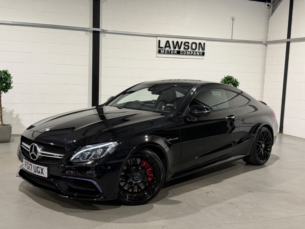 USED 2017 17 MERCEDES-BENZ C CLASS 4.0 C63 V8 BiTurbo AMG S (Premium) Coupe 2dr Petrol SpdS MCT Euro 6 (s/s) (510 ps) 