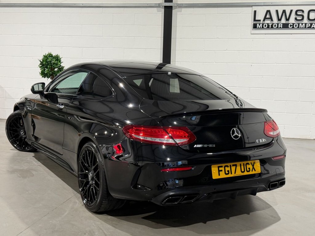 USED 2017 17 MERCEDES-BENZ C CLASS 4.0 C63 V8 BiTurbo AMG S (Premium) Coupe 2dr Petrol SpdS MCT Euro 6 (s/s) (510 ps) 