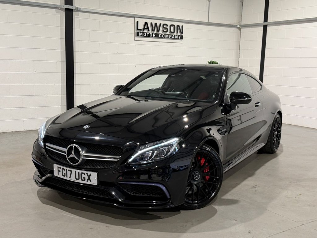 USED 2017 17 MERCEDES-BENZ C CLASS 4.0 C63 V8 BiTurbo AMG S (Premium) Coupe 2dr Petrol SpdS MCT Euro 6 (s/s) (510 ps) 