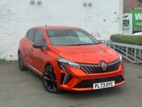 USED 2023 73 RENAULT CLIO 1.6 E-TECH techno Hatchback 5dr Petrol Hybrid Auto Euro 6 (s/s) (145 ps) AUTOMATIC PETROL ONE OWNER HYBRID WITH ONLY 9969 MILES, 2 KEYS, 1/2 LEATHER INTERIOR, SAT NAV AND MORE