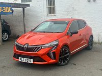 USED 2023 73 RENAULT CLIO 1.6 E-TECH techno Hatchback 5dr Petrol Hybrid Auto Euro 6 (s/s) (145 ps) AUTOMATIC PETROL ONE OWNER HYBRID WITH ONLY 9969 MILES, 2 KEYS, 1/2 LEATHER INTERIOR, SAT NAV AND MORE