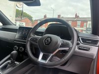 USED 2023 73 RENAULT CLIO 1.6 E-TECH techno Hatchback 5dr Petrol Hybrid Auto Euro 6 (s/s) (145 ps) AUTOMATIC PETROL ONE OWNER HYBRID WITH ONLY 9969 MILES, 2 KEYS, 1/2 LEATHER INTERIOR, SAT NAV AND MORE