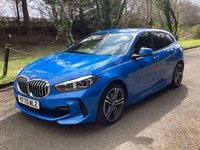 USED 2020 70 BMW 1 SERIES 1.5 116d M Sport Hatchback 5dr Diesel DCT Euro 6 (s/s) (116 ps) *MISANO BLUE* *AUTO* LEATHER HEATED SEATS-PARKING AID
