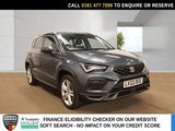 USED 2022 22 SEAT ATECA 1.5 TSI EVO FR SUV 5dr Petrol DSG Euro 6 (s/s) (150 ps) HISTORY+SAT NAV+HALF LEATHER