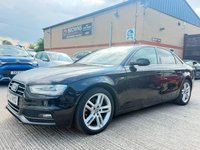 USED 2013 63 AUDI A4 2.0 TDI S line Euro 5 (s/s) 4dr SAT NAV LOW MILES GREAT VALUE