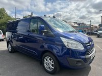 USED 2015 15 FORD TRANSIT CUSTOM 2.2 TDCi 290 Limited Panel Van 5dr Diesel Manual L2 H1 (123 bhp) NO WET BELT ENGINE !!!! SOUGHT AFTER 2.2 CAM CHAIN ENGINE