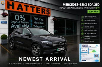 2021 MERCEDES-BENZ EQA EQA 250 66.5kWh AMG Line SUV 5dr Electric Auto (190 ps) &pound;16500.00