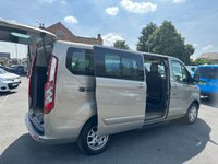 USED 2013 13 FORD TOURNEO CUSTOM 2.2 300 TDCi Limited 9 SEAT MINIBUS 5dr Diesel Manual L2 Euro 5 (155 ps) 1 OWNER JUST 40K FSH (7 SERVICES)  !!!!  FULL CREAM LEATHER !!!!