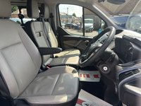 USED 2013 13 FORD TOURNEO CUSTOM 2.2 300 TDCi Limited 9 SEAT MINIBUS 5dr Diesel Manual L2 Euro 5 (155 ps) 1 OWNER JUST 40K FSH (7 SERVICES)  !!!!  FULL CREAM LEATHER !!!!