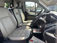 USED 2013 13 FORD TOURNEO CUSTOM 2.2 300 TDCi Limited 9 SEAT MINIBUS 5dr Diesel Manual L2 Euro 5 (155 ps) 1 OWNER JUST 40K FSH (7 SERVICES)  !!!!  FULL CREAM LEATHER !!!!