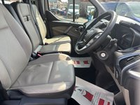 USED 2013 13 FORD TOURNEO CUSTOM 2.2 300 TDCi Limited 9 SEAT MINIBUS 5dr Diesel Manual L2 Euro 5 (155 ps) 1 OWNER JUST 40K FSH (7 SERVICES)  !!!!  FULL CREAM LEATHER !!!!