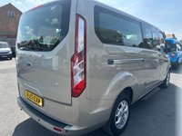 USED 2013 13 FORD TOURNEO CUSTOM 2.2 300 TDCi Limited 9 SEAT MINIBUS 5dr Diesel Manual L2 Euro 5 (155 ps) 1 OWNER JUST 40K FSH (7 SERVICES)  !!!!  FULL CREAM LEATHER !!!!