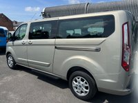 USED 2013 13 FORD TOURNEO CUSTOM 2.2 300 TDCi Limited 9 SEAT MINIBUS 5dr Diesel Manual L2 Euro 5 (155 ps) 1 OWNER JUST 40K FSH (7 SERVICES)  !!!!  FULL CREAM LEATHER !!!!