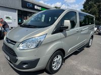 USED 2013 13 FORD TOURNEO CUSTOM 2.2 300 TDCi Limited 9 SEAT MINIBUS 5dr Diesel Manual L2 Euro 5 (155 ps) 1 OWNER JUST 40K FSH (7 SERVICES)  !!!!  FULL CREAM LEATHER !!!!