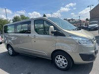 USED 2013 13 FORD TOURNEO CUSTOM 2.2 300 TDCi Limited 9 SEAT MINIBUS 5dr Diesel Manual L2 Euro 5 (155 ps) 1 OWNER JUST 40K FSH (7 SERVICES)  !!!!  FULL CREAM LEATHER !!!!