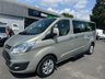 USED 2013 13 FORD TOURNEO CUSTOM 2.2 300 TDCi Limited 9 SEAT MINIBUS 5dr Diesel Manual L2 Euro 5 (155 ps) 1 OWNER JUST 40K FSH (7 SERVICES)  !!!!  FULL CREAM LEATHER !!!!