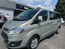 USED 2013 13 FORD TOURNEO CUSTOM 2.2 300 TDCi Limited 9 SEAT MINIBUS 5dr Diesel Manual L2 Euro 5 (155 ps) 1 OWNER JUST 40K FSH (7 SERVICES)  !!!!  FULL CREAM LEATHER !!!!
