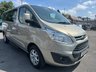 USED 2013 13 FORD TOURNEO CUSTOM 2.2 300 TDCi Limited 9 SEAT MINIBUS 5dr Diesel Manual L2 Euro 5 (155 ps) 1 OWNER JUST 40K FSH (7 SERVICES)  !!!!  FULL CREAM LEATHER !!!!