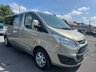USED 2013 13 FORD TOURNEO CUSTOM 2.2 300 TDCi Limited 9 SEAT MINIBUS 5dr Diesel Manual L2 Euro 5 (155 ps) 1 OWNER JUST 40K FSH (7 SERVICES)  !!!!  FULL CREAM LEATHER !!!!