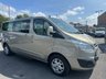 USED 2013 13 FORD TOURNEO CUSTOM 2.2 300 TDCi Limited 9 SEAT MINIBUS 5dr Diesel Manual L2 Euro 5 (155 ps) 1 OWNER JUST 40K FSH (7 SERVICES)  !!!!  FULL CREAM LEATHER !!!!