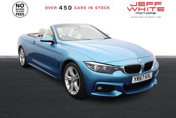 2017 BMW 4 SERIES 3.0 430d M Sport Convertible 2dr Auto (FULL LEATHER, SAT NAV) &pound;14988.00