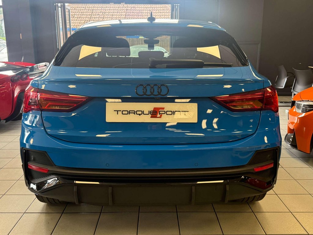 USED 2021 71 AUDI Q3 2.0 Q3 Sportback 35 TDI Black Edition 5dr SH+ REVERSE CAMERA +TURBO BLUE