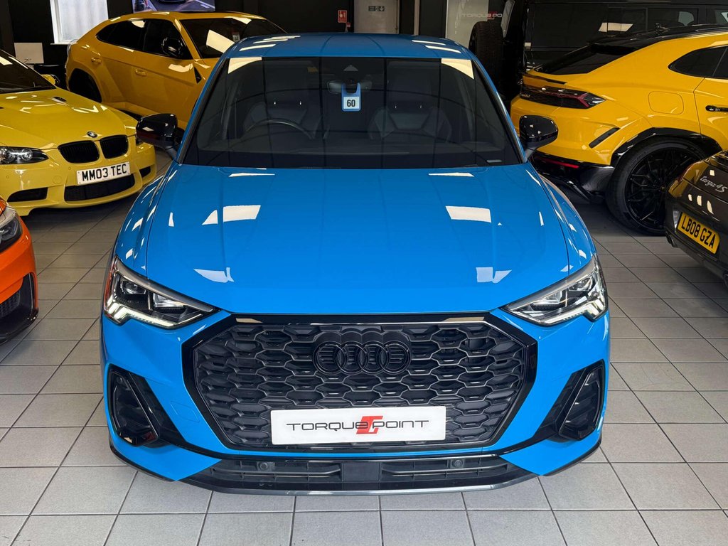 USED 2021 71 AUDI Q3 2.0 Q3 Sportback 35 TDI Black Edition 5dr SH+ REVERSE CAMERA +TURBO BLUE