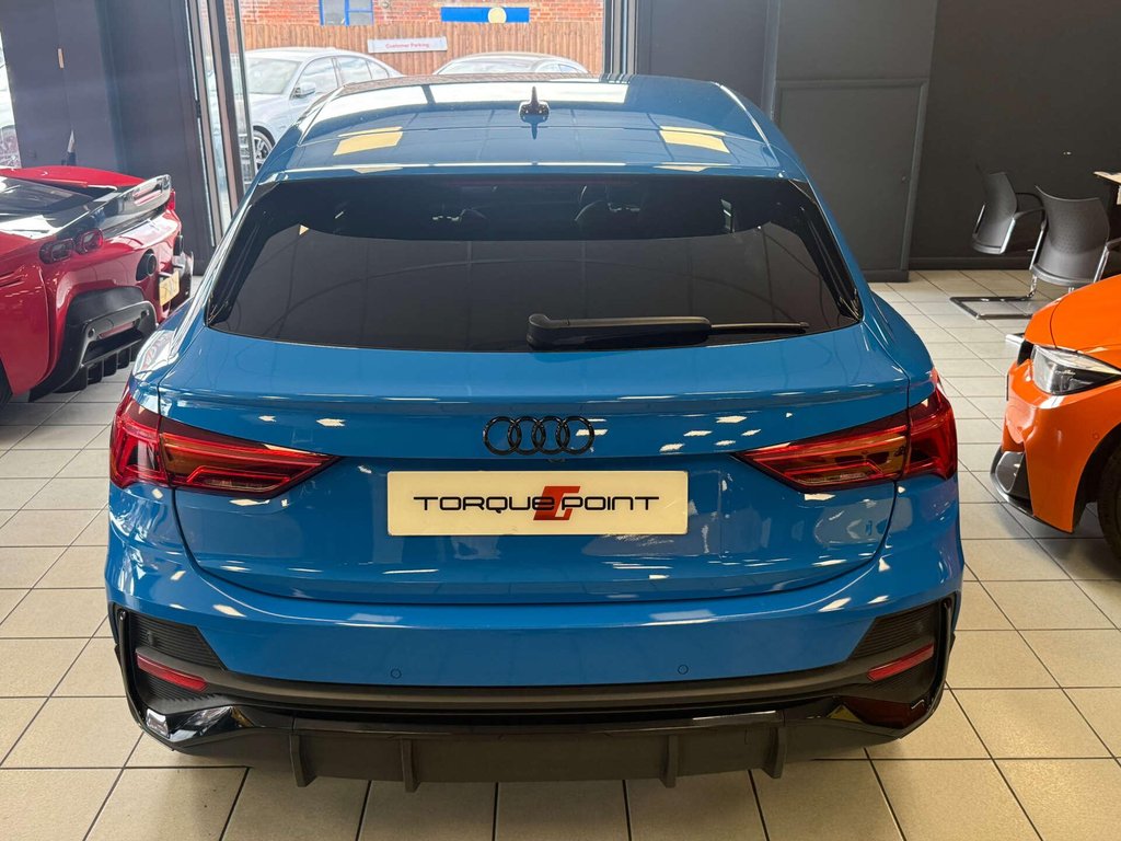 USED 2021 71 AUDI Q3 2.0 Q3 Sportback 35 TDI Black Edition 5dr SH+ REVERSE CAMERA +TURBO BLUE