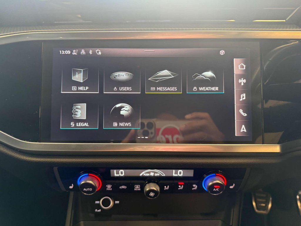 USED 2021 71 AUDI Q3 2.0 Q3 Sportback 35 TDI Black Edition 5dr SH+ REVERSE CAMERA +TURBO BLUE