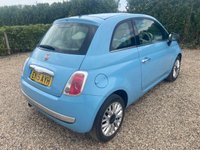 USED 2015 15 FIAT 500 1.2 Lounge Hatchback 3dr Petrol Manual Euro 6 (s/s) (69 bhp) Sunroof. Ulez. Service included!