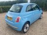 USED 2015 15 FIAT 500 1.2 Lounge Hatchback 3dr Petrol Manual Euro 6 (s/s) (69 bhp) Sunroof. Ulez. Service included!