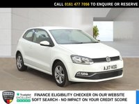 USED 2017 17 VOLKSWAGEN POLO 1.2 TSI BlueMotion Tech Match Edition Hatchback 3dr Petrol DSG Euro 6 (s/s) (90 ps) FULL HISTORY+F&R SENSORS+ALLOY