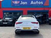 USED 2022 22 MERCEDES-BENZ CLA 1.3 CLA250e 15.6kWh AMG Line (Premium Plus) Coupe 8G-DCT Euro 6 (s/s) 4dr Pan/Roof+Nav+Camera+CarPlay