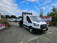 USED 2023 72 FORD TRANSIT 350 LEADER CREW CAB TIPPER PICKUP 59K ULEZ FREE ZONE 