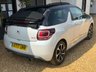 USED 2017 17 DS AUTOMOBILES DS 3 CABRIO 1.2 PureTech Elegance Cabriolet 2dr Petrol Manual Euro 6 (s/s) (110 ps) One Former Keeper, Canvas Sunroof, Service History, Euro6 - ULEZ Compliant