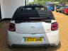 USED 2017 17 DS AUTOMOBILES DS 3 CABRIO 1.2 PureTech Elegance Cabriolet 2dr Petrol Manual Euro 6 (s/s) (110 ps) One Former Keeper, Canvas Sunroof, Service History, Euro6 - ULEZ Compliant