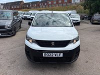 USED 2022 22 PEUGEOT PARTNER 1.5 BlueHDi 850 Professional Long Crew Van Double Cab 6dr Diesel Manual LWB Euro 6 (s/s) (100 bhp) Crew van, CarPlay