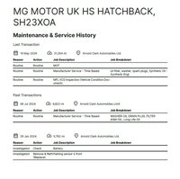 USED 2023 23 MG MG HS 1.5 T-GDI Excite SUV 5dr Petrol Manual Euro 6 (s/s) (162 ps) 1 OWNER DEALER SERVICE HISTORY