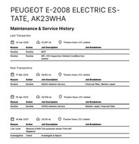 USED 2023 23 PEUGEOT E-2008 50kWh GT SUV 5dr Electric Auto (7kW Charger) (136 ps) 1 OWNER FROM NEW, FULL DEALER HIST